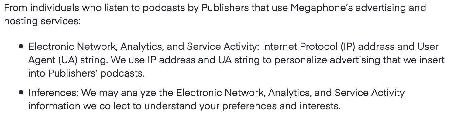 Megaphone Is Now On Multiple Blocklists For Tracking Podcast Listeners